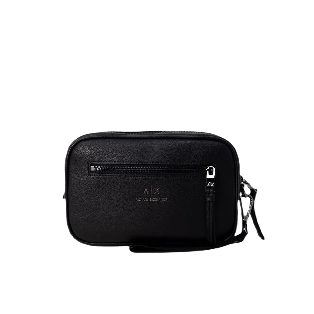 Armani Exchange Men's Black Polyester Luggage And Travel