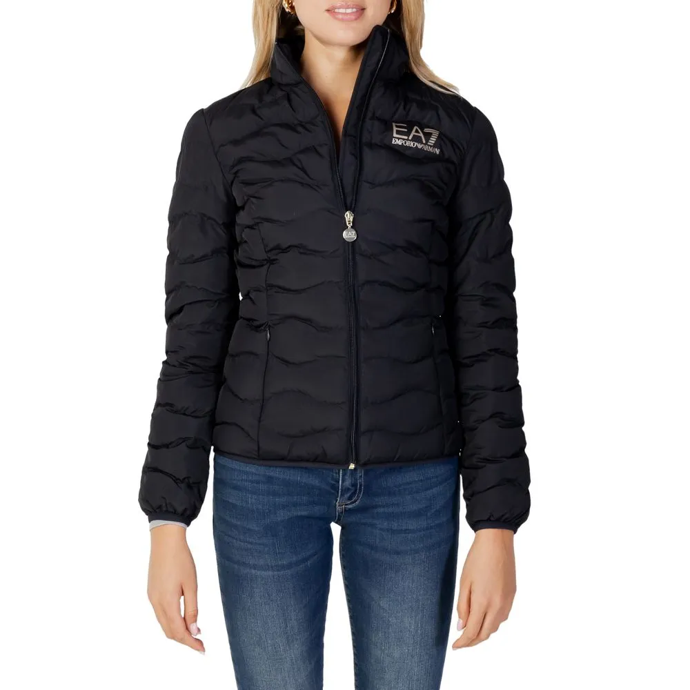 EA7 Emporio Armani Women's Black Polyester Jackets & Coat