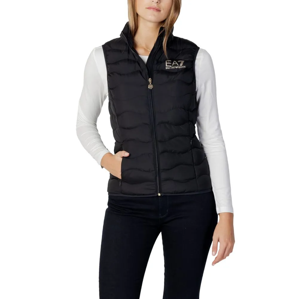 EA7 Emporio Armani Women's Black Polyester Jackets & Coat