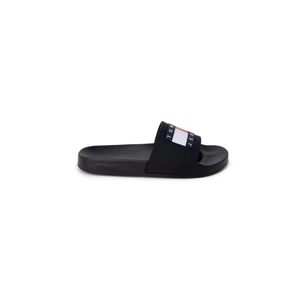 Tommy Hilfiger Jeans Women's Black Polyethylene Sandal