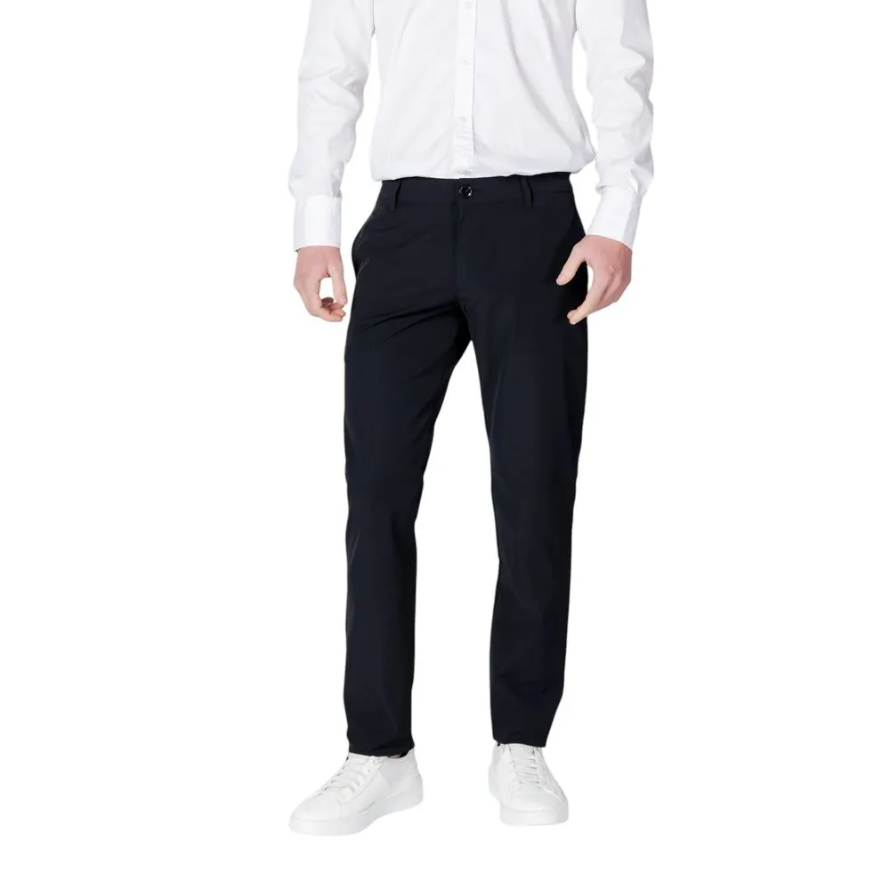 Armani Exchange Men's Black Cotton Jeans & Pant
