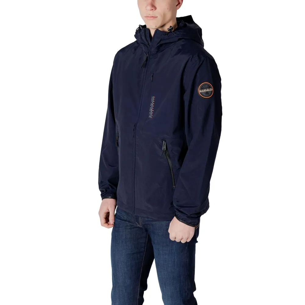 Napapijri Men's Blue Polyamide Jacket