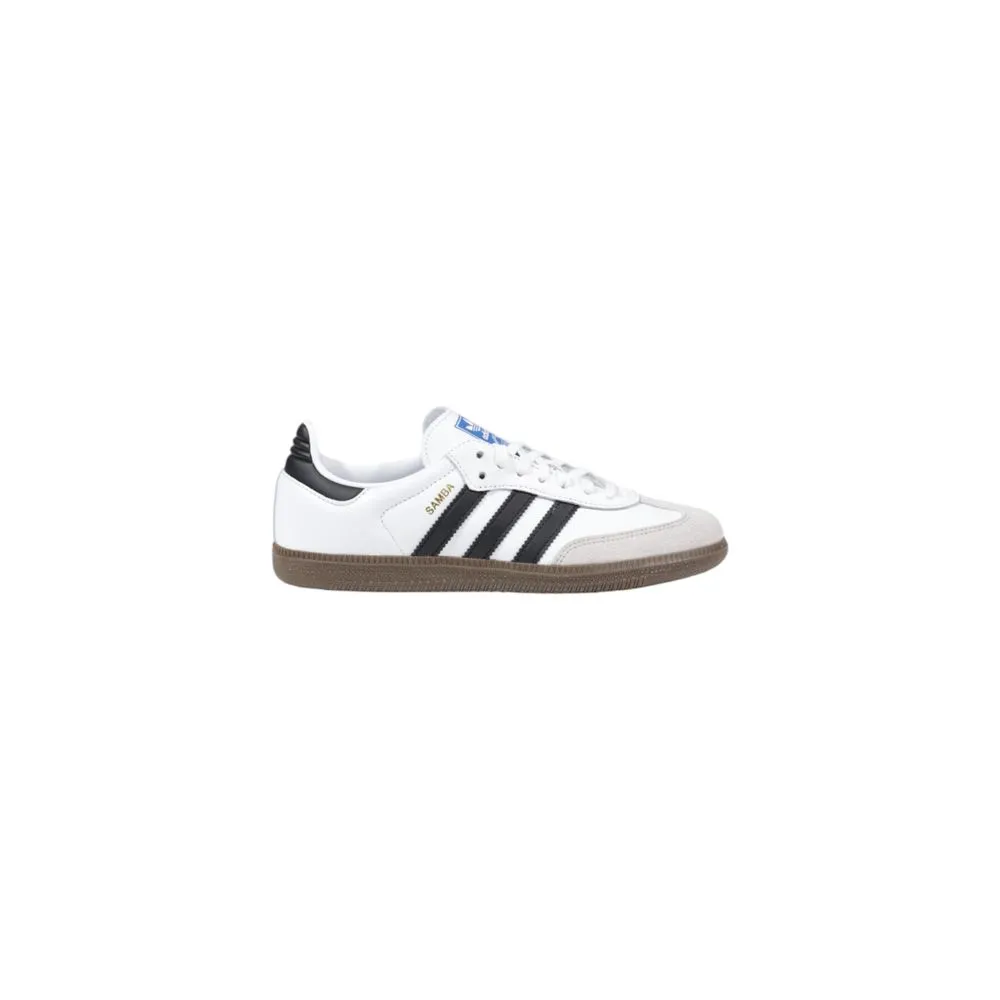 Adidas Women's Black And White Leather Sneaker