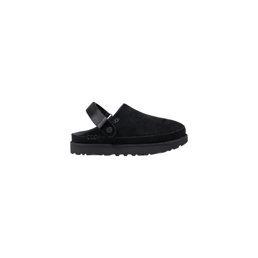 UGG Women's Black Recycled Polyester Flat Shoe