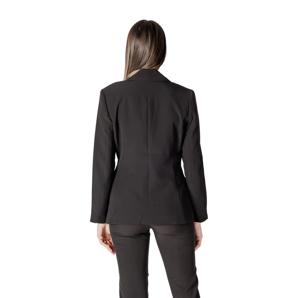 ICHI Women's Black Polyester Suits & Blazer