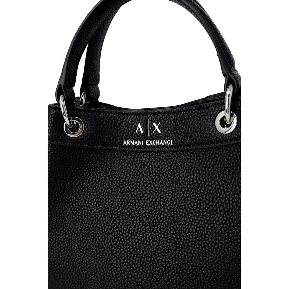 Armani Exchange Women's Black Polyethylene Handbag