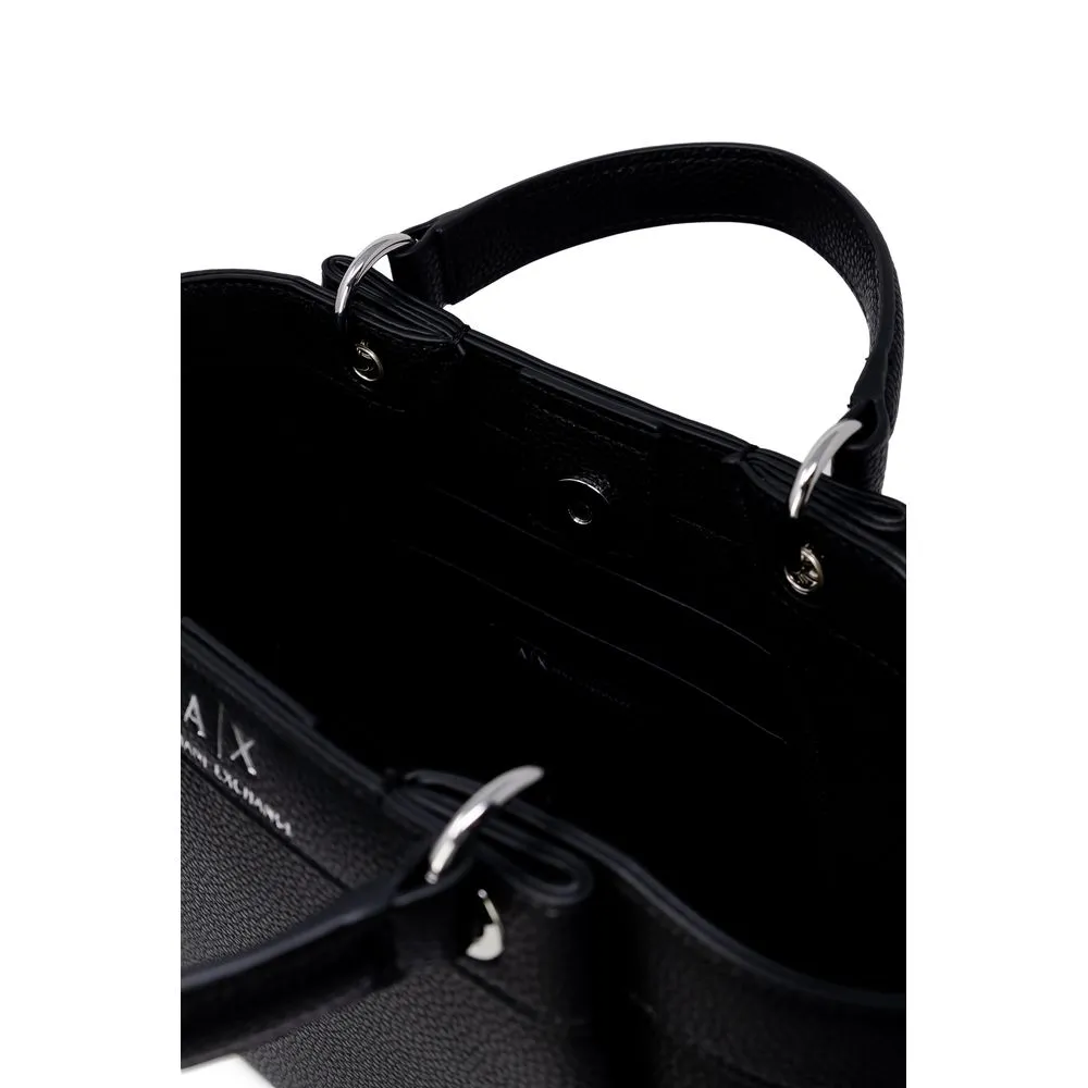 Armani Exchange Women's Black Polyethylene Handbag