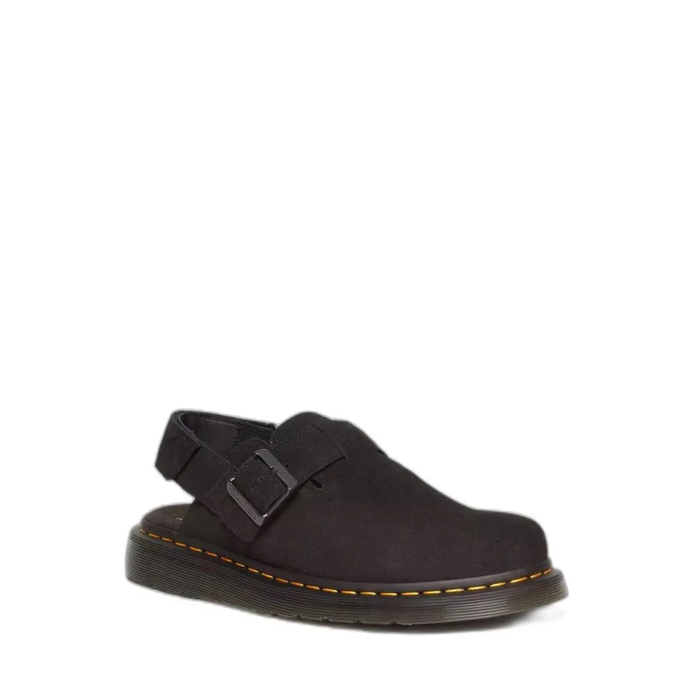 Dr. Martens Men's Black Suede Sandal
