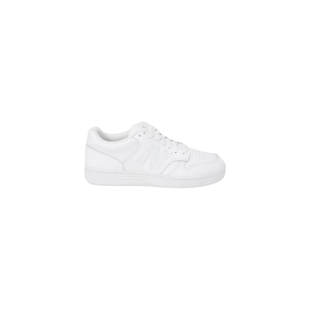 New Balance Women's White Leather Sneaker