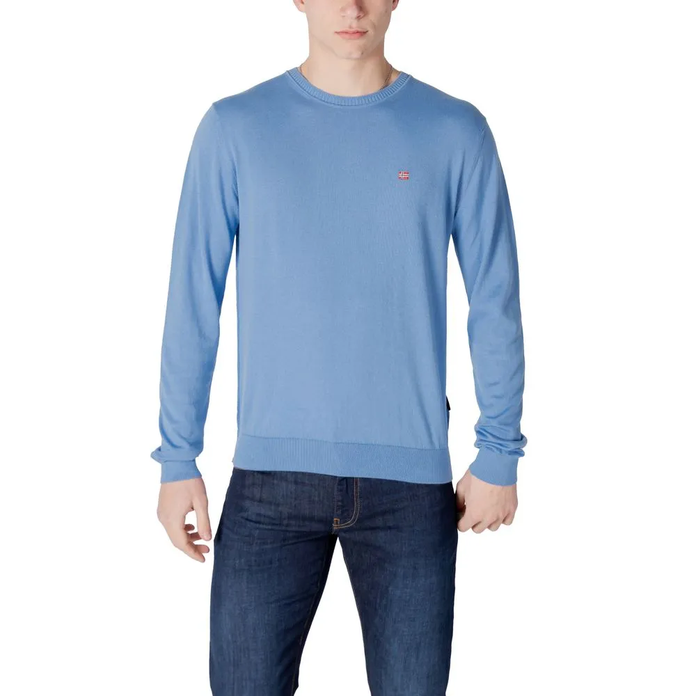 Napapijri Men's Blue Cotton T-Shirt