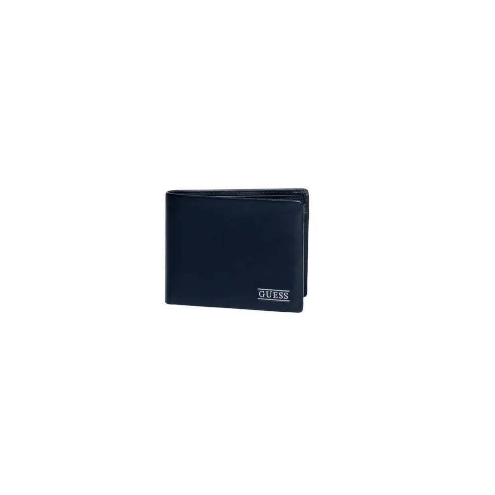 Guess Men's Black Leather Wallet