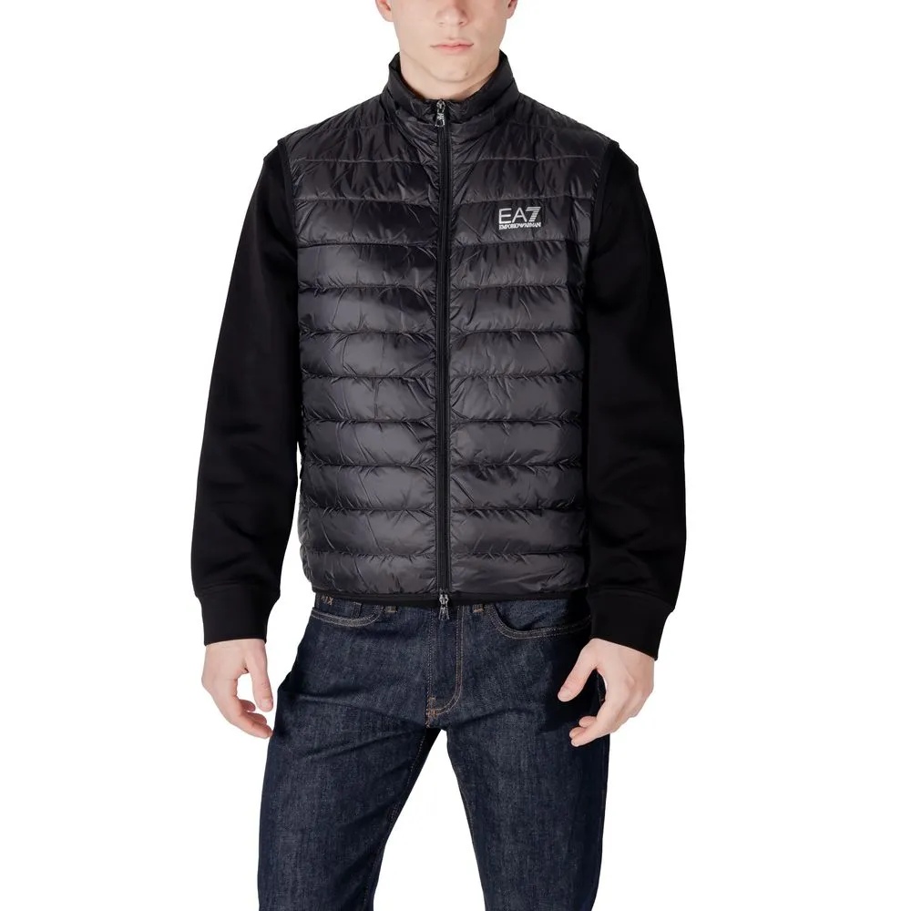 EA7 Emporio Armani Men's Black Polyamide Jacket