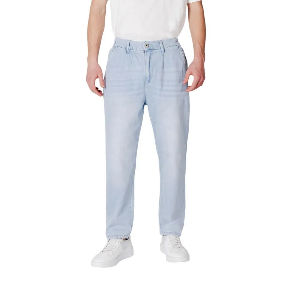 Blue Cotton Jeans & Pant