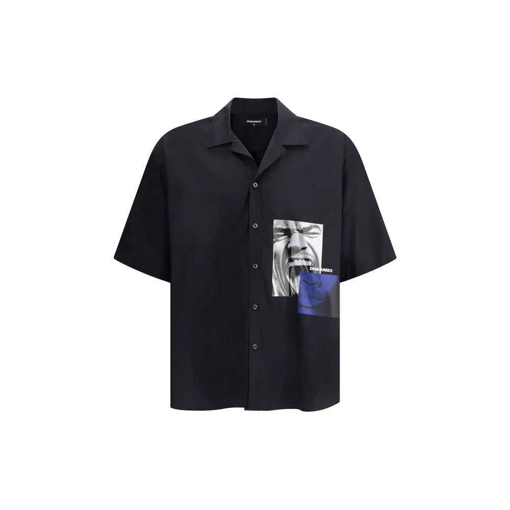 Dsquared² Men's Fighter Notch Shirt