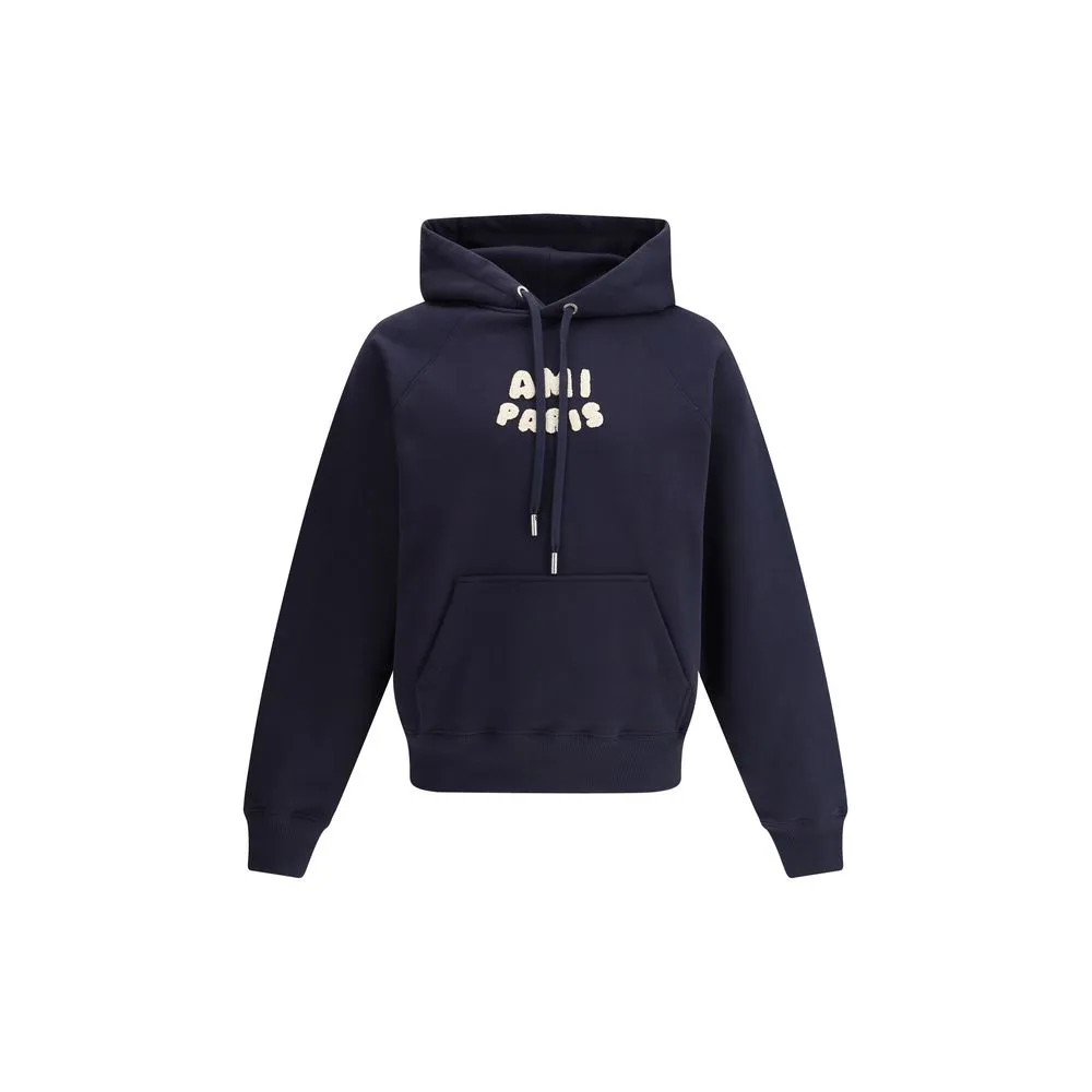Ami Paris Men's Logoed Hoodie
