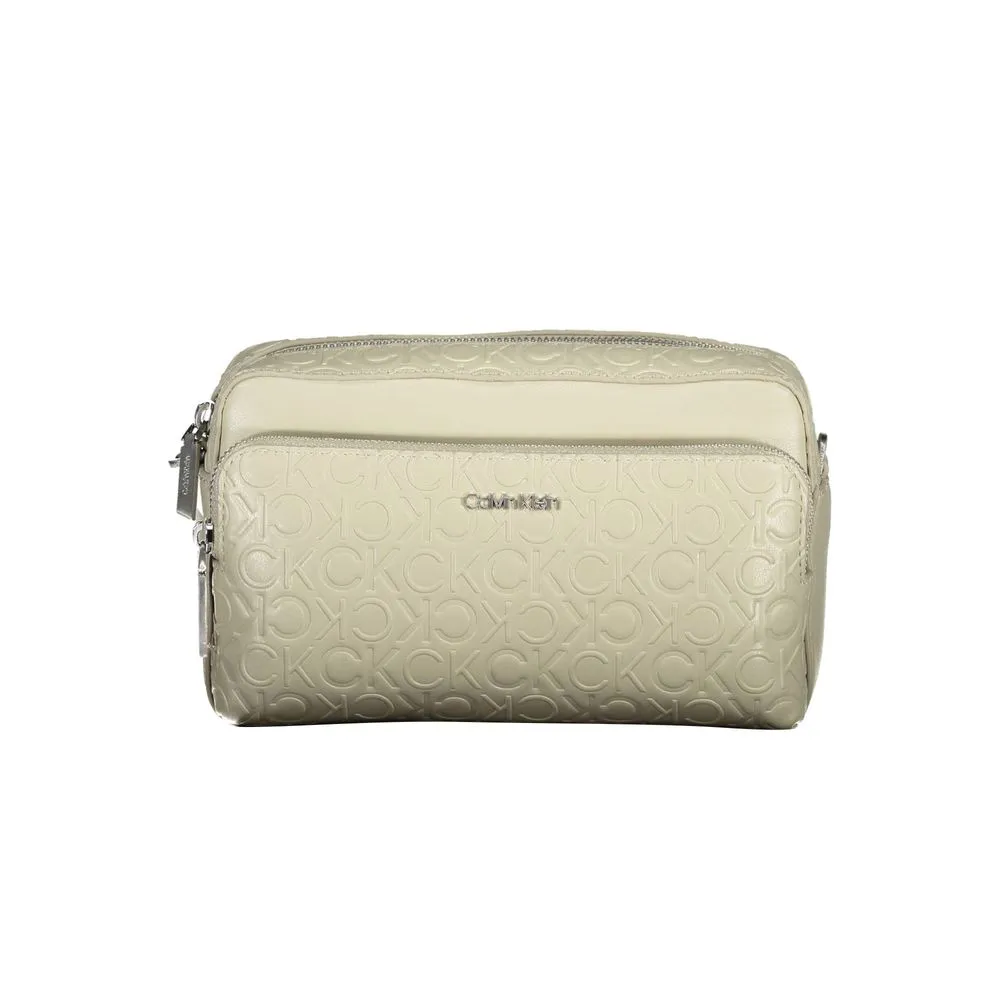 Calvin Klein Women's Beige Polyester Handbag