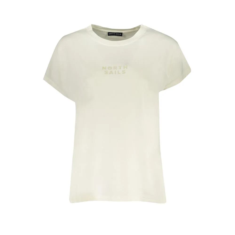 North Sails Women's White Cotton Tops & T-Shirt