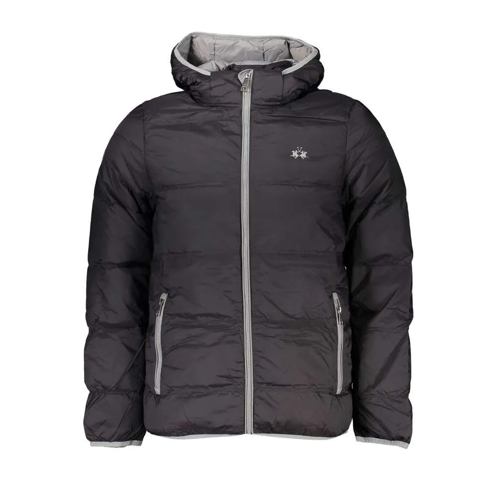 La Martina Men's Elegant Hooded Lightweight Jacket