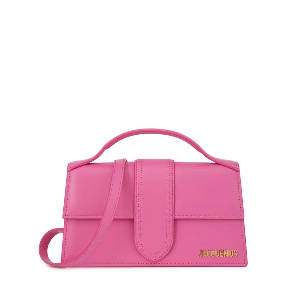 Jacquemus Women's Pink Leather Handbag