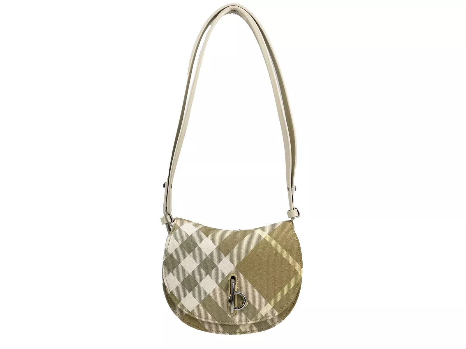 Burberry Women's Mini Check Rocking Horse Crossbody Bag Purse
