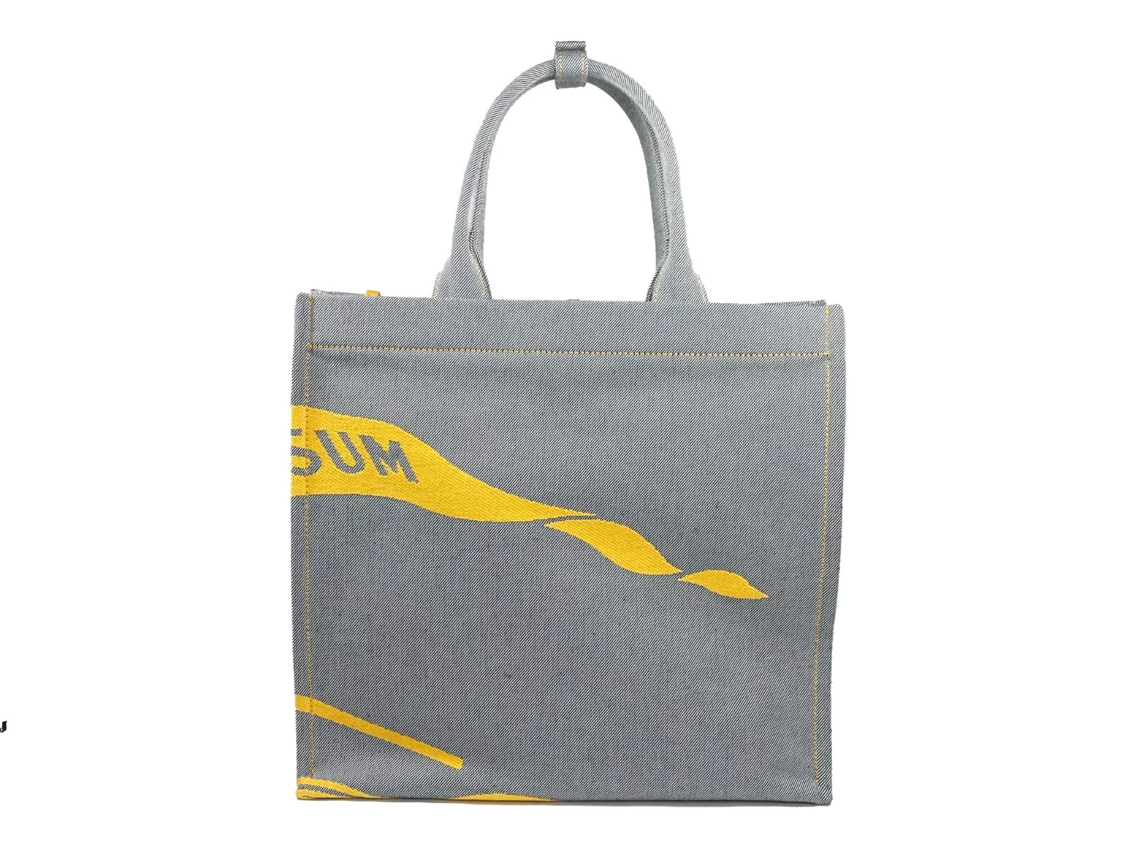 Burberry Women's EKD Canvas Tote Bag With Coin Pouch Sunflower Gray