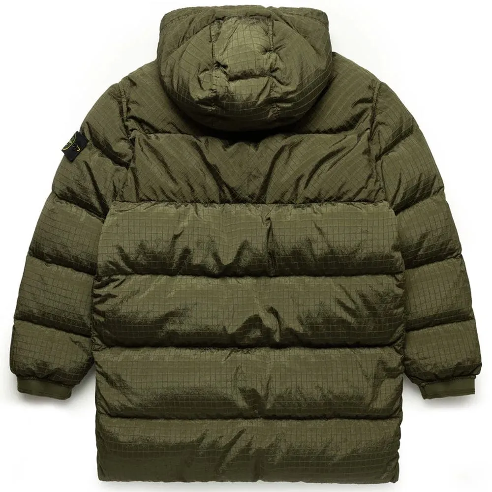 Stone Island Men's Green Nylon Jacket