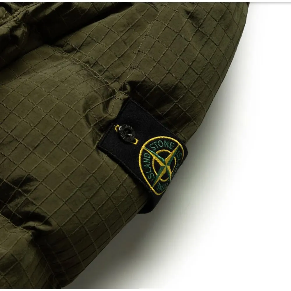 Stone Island Men's Green Nylon Jacket