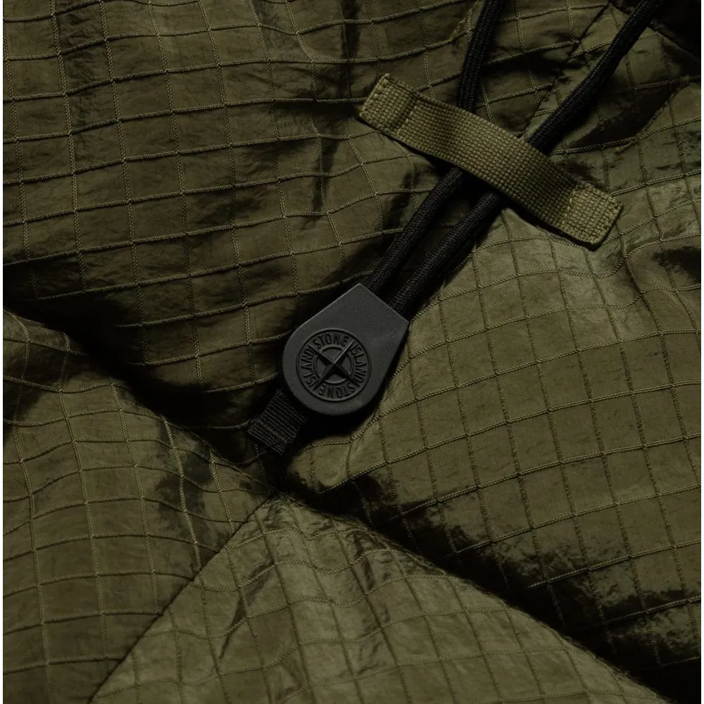Stone Island Men's Green Nylon Jacket