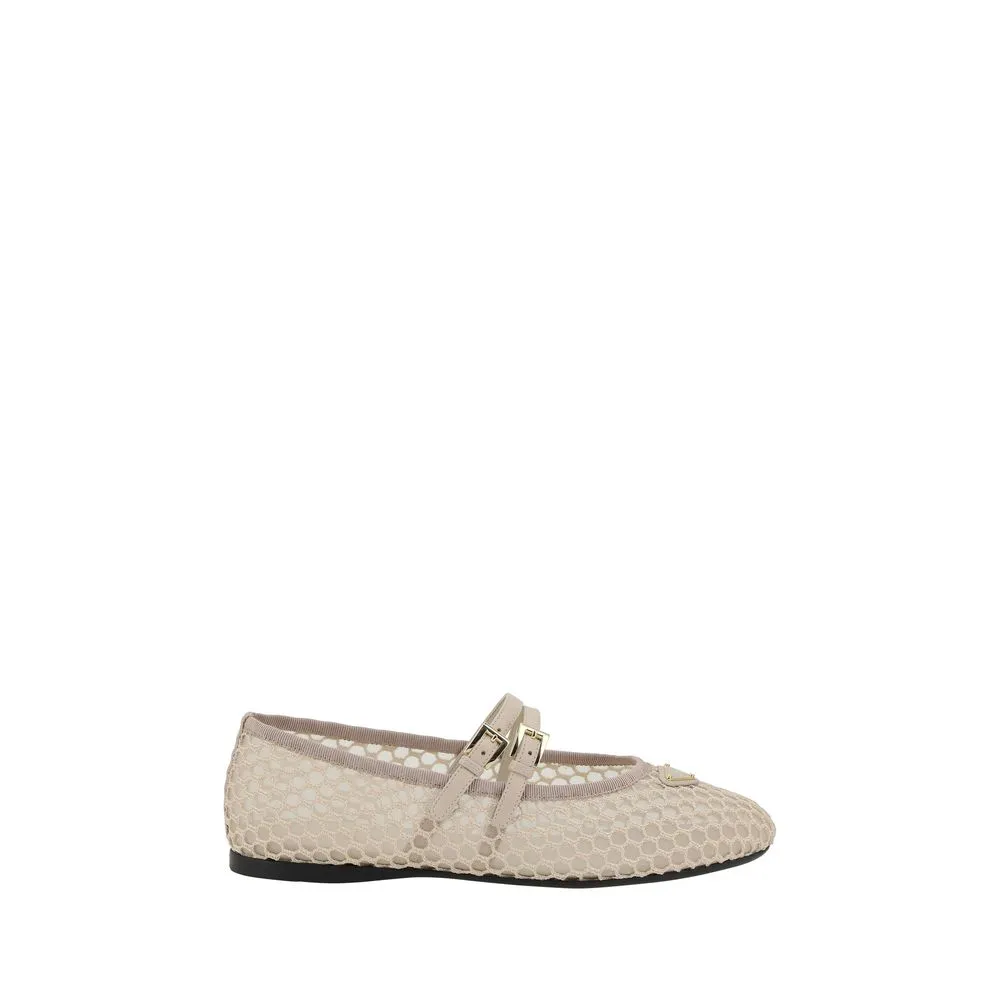 Prada Women's Net Ballerinas