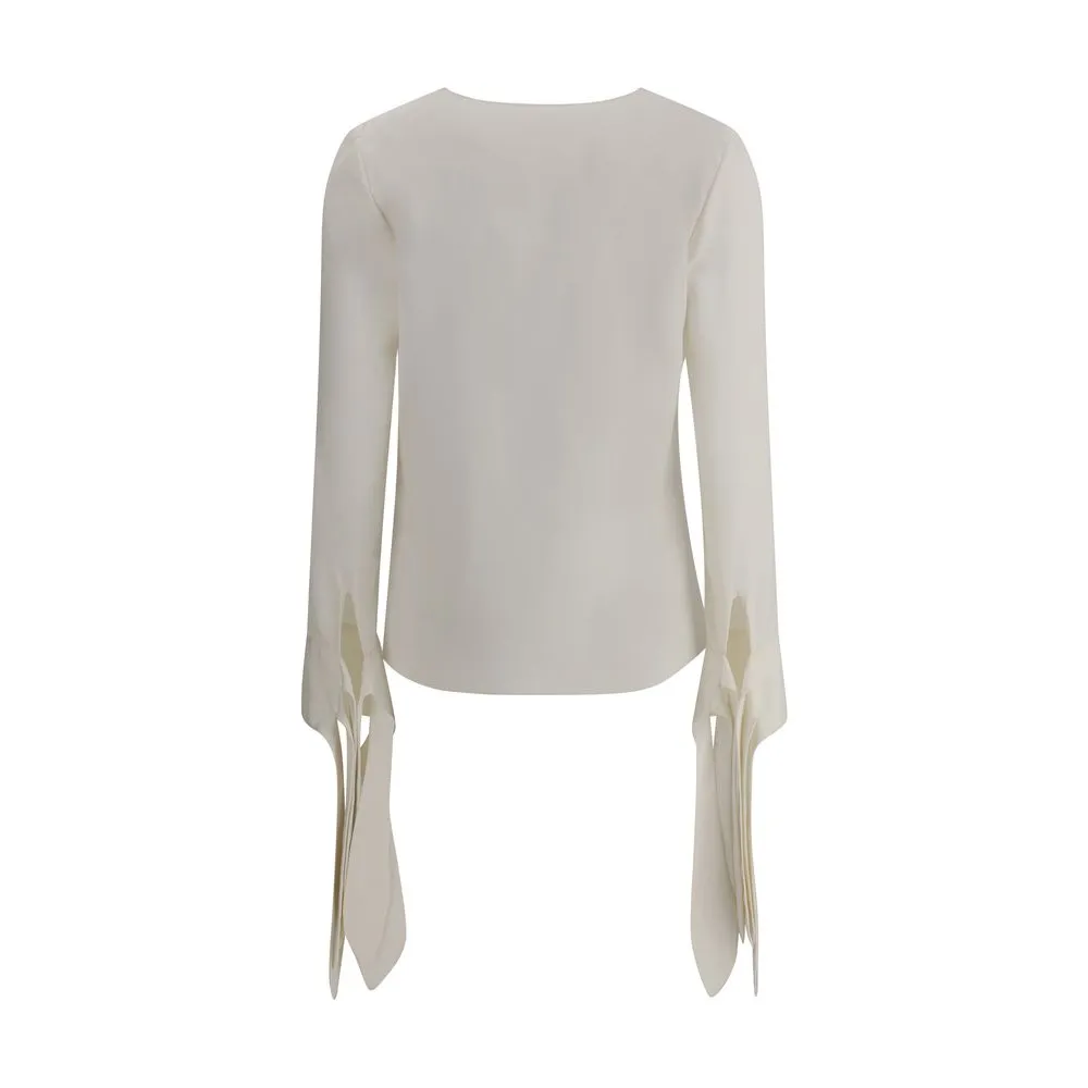 Givenchy Women's Bow cuffs Blouse