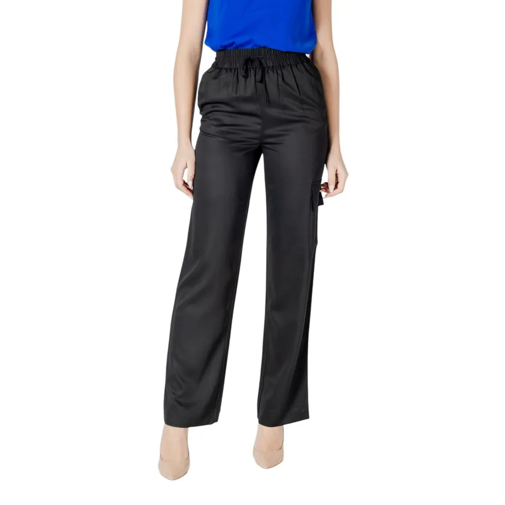 Calvin Klein Jeans Women's Black Viscose Jeans & Pant