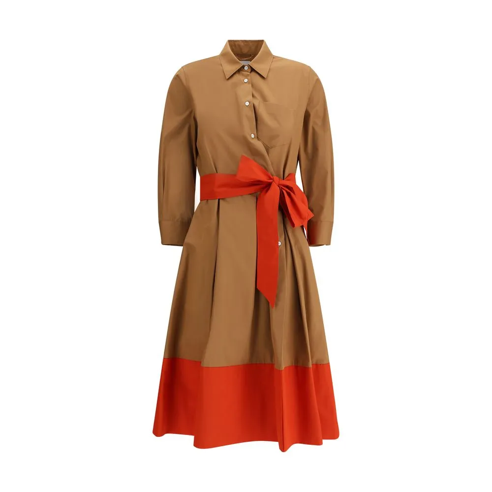 Sara Roka Women's Midi shirt Dress