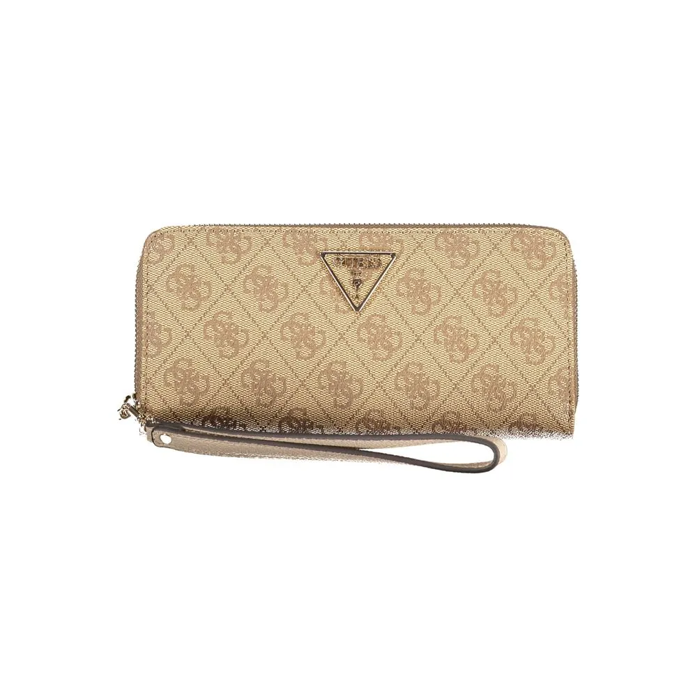 Guess Jeans Women's Beige Polyethylene Wallet