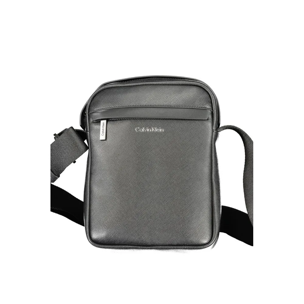 Calvin Klein Men's Black Polyester Shoulder Bag