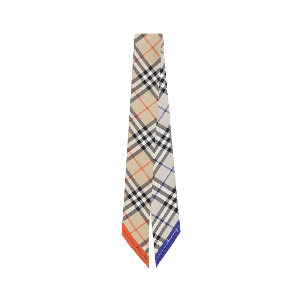 Burberry Women's Check silk Scarf