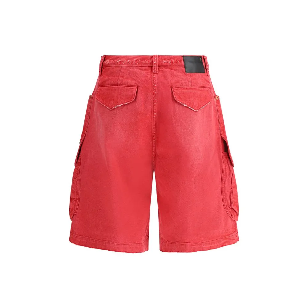 R13 Women's Bermuda cargo Shorts