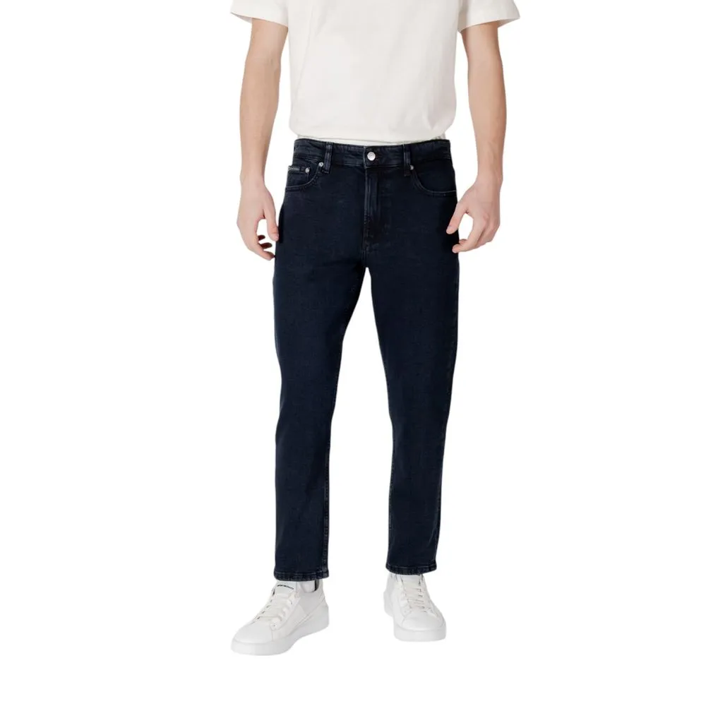 Calvin Klein Jeans Men's Blue Cotton Jeans & Pant