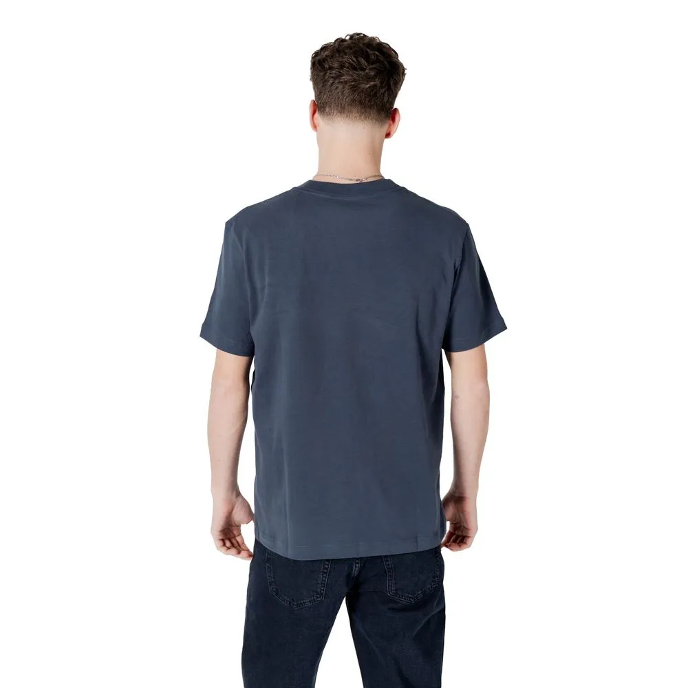 Calvin Klein Jeans Men's Blue Cotton T-Shirt