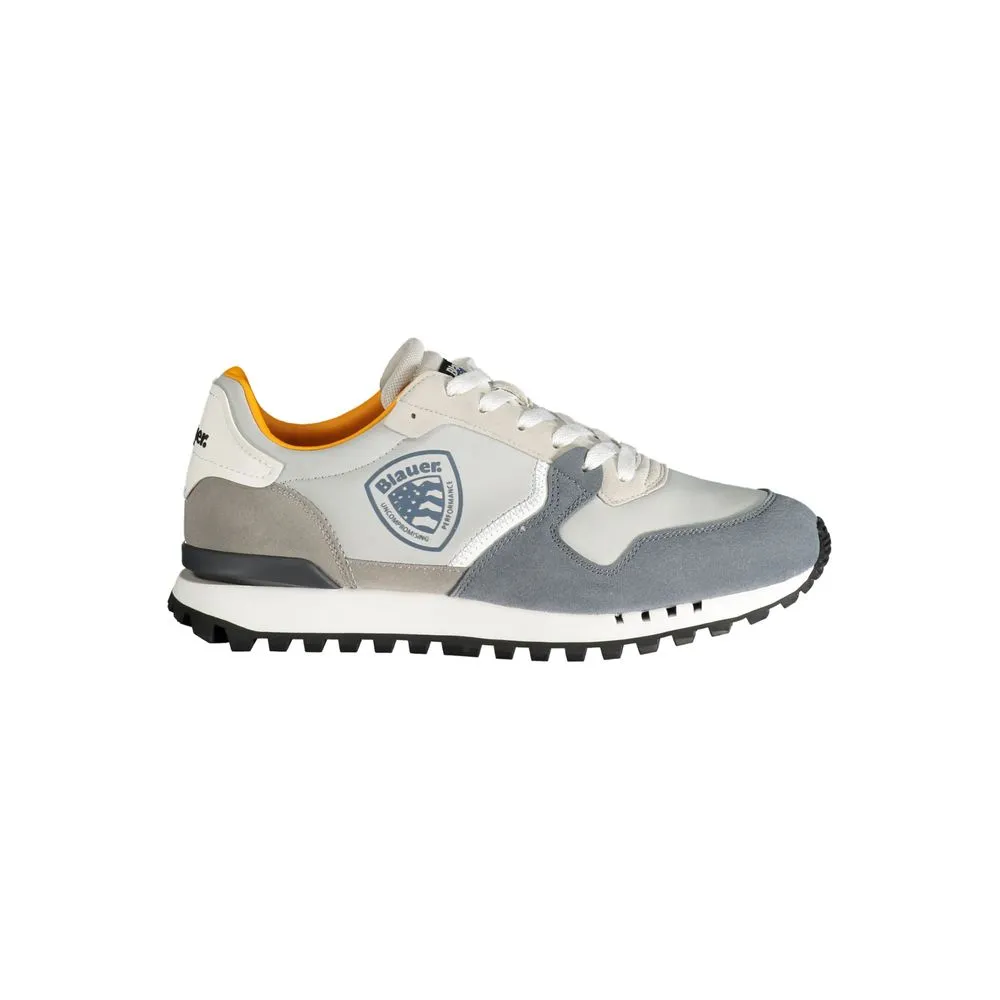Blauer Men's Light Blue Polyester Sneaker