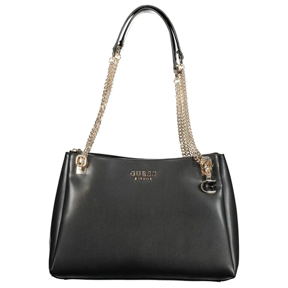 Guess Jeans Women's Black Polyethylene Handbag