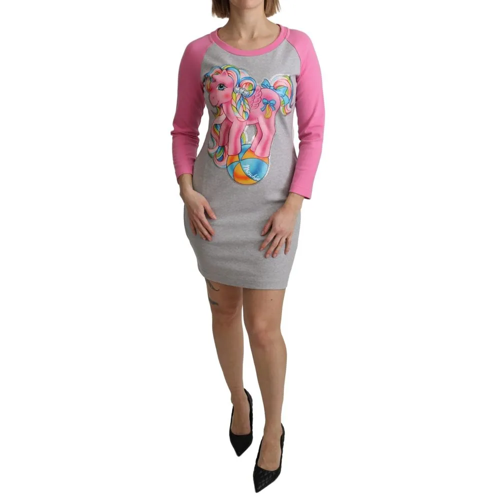 Moschino Women's Gray Cotton And Dress