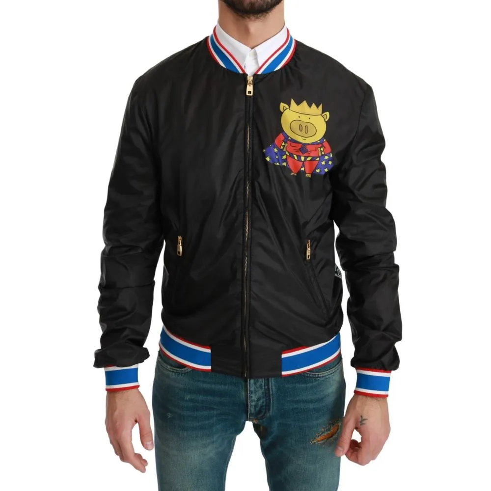 Dolce & Gabbana Men's Black Material Jacket