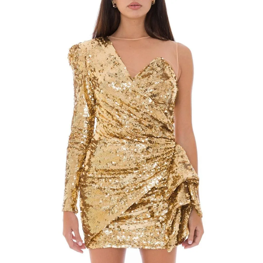 Elisabetta Franchi Women's Yellow Polyamide Dress