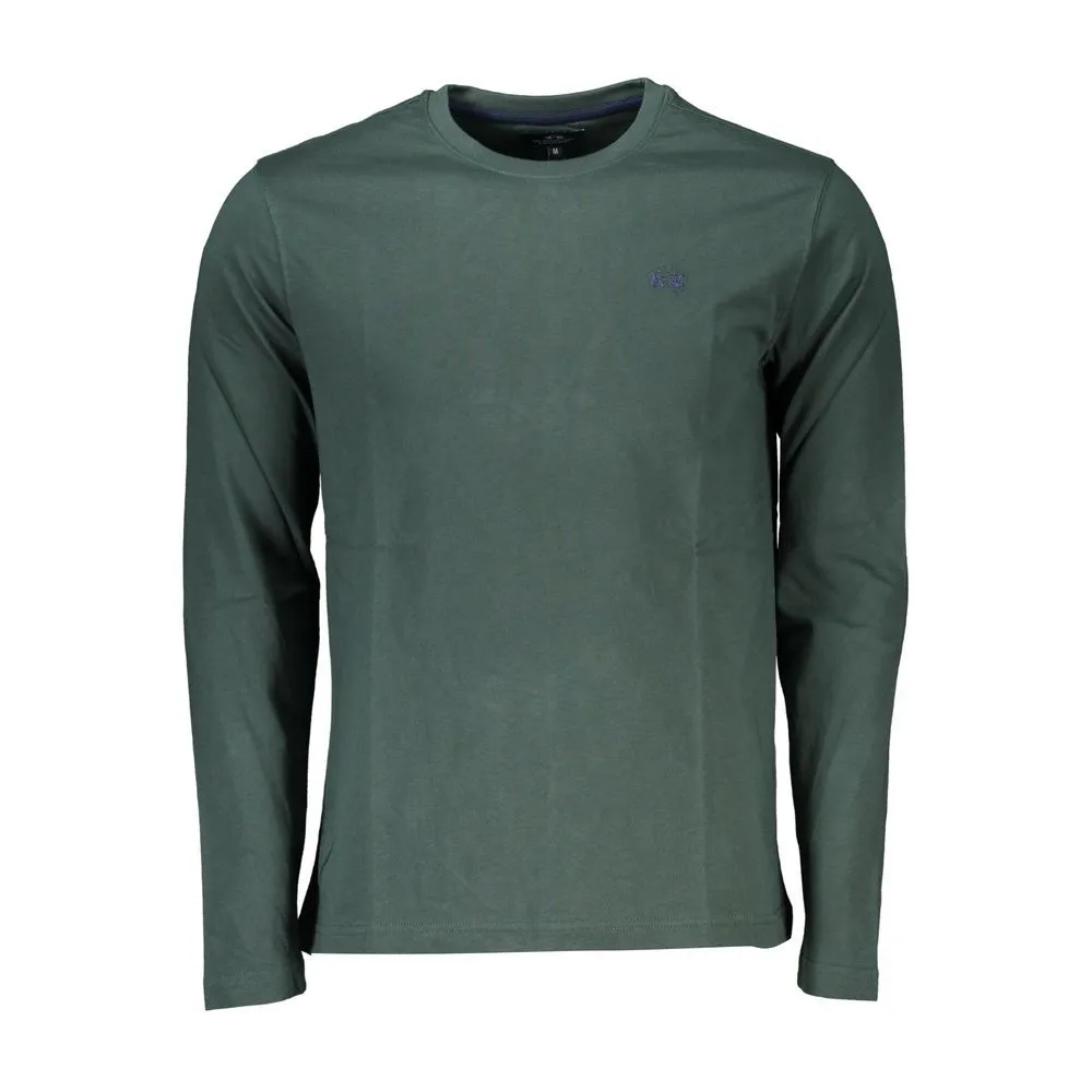 La Martina Men's Green Cotton T-Shirt