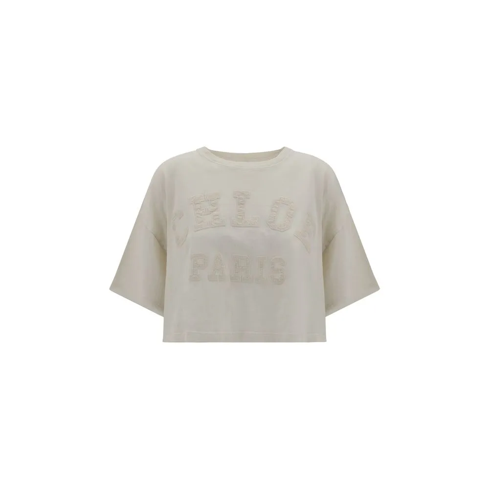 Chloé Women's Cotton cropped T-shirt