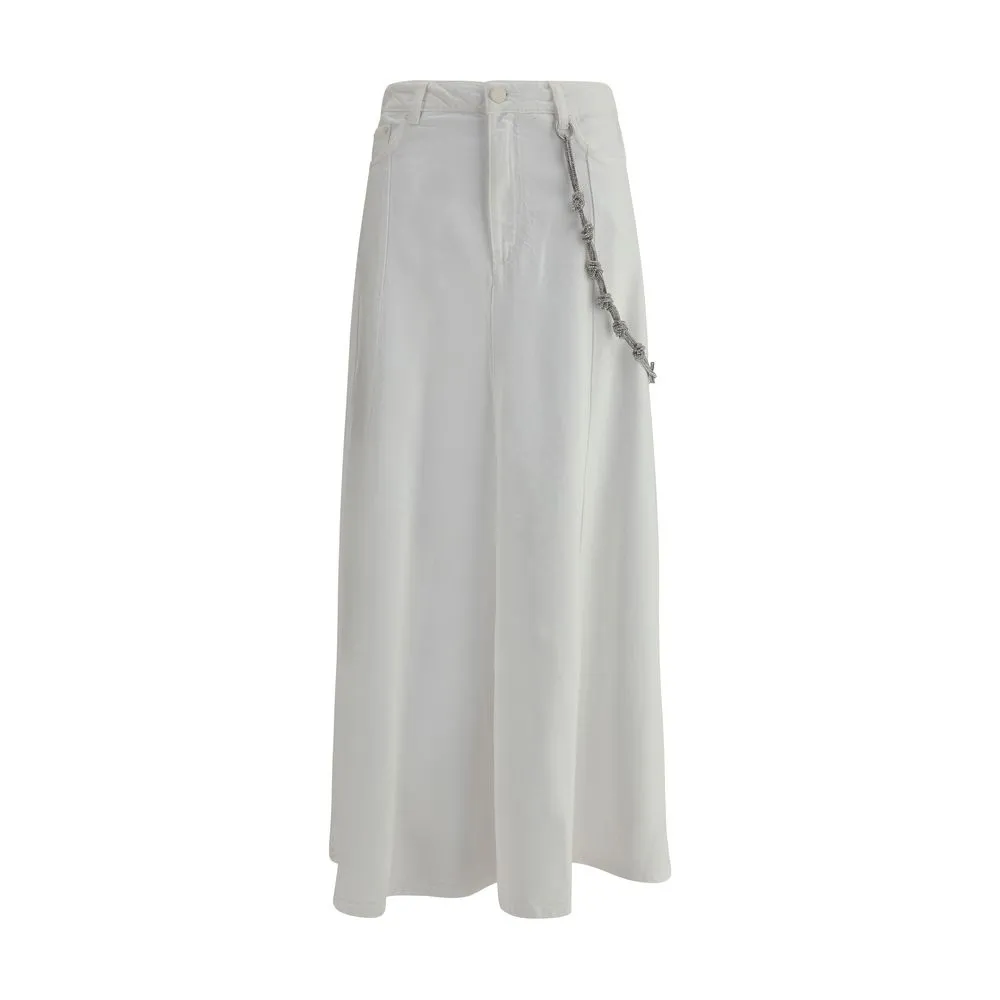 PINKO Women's Denim long Skirt