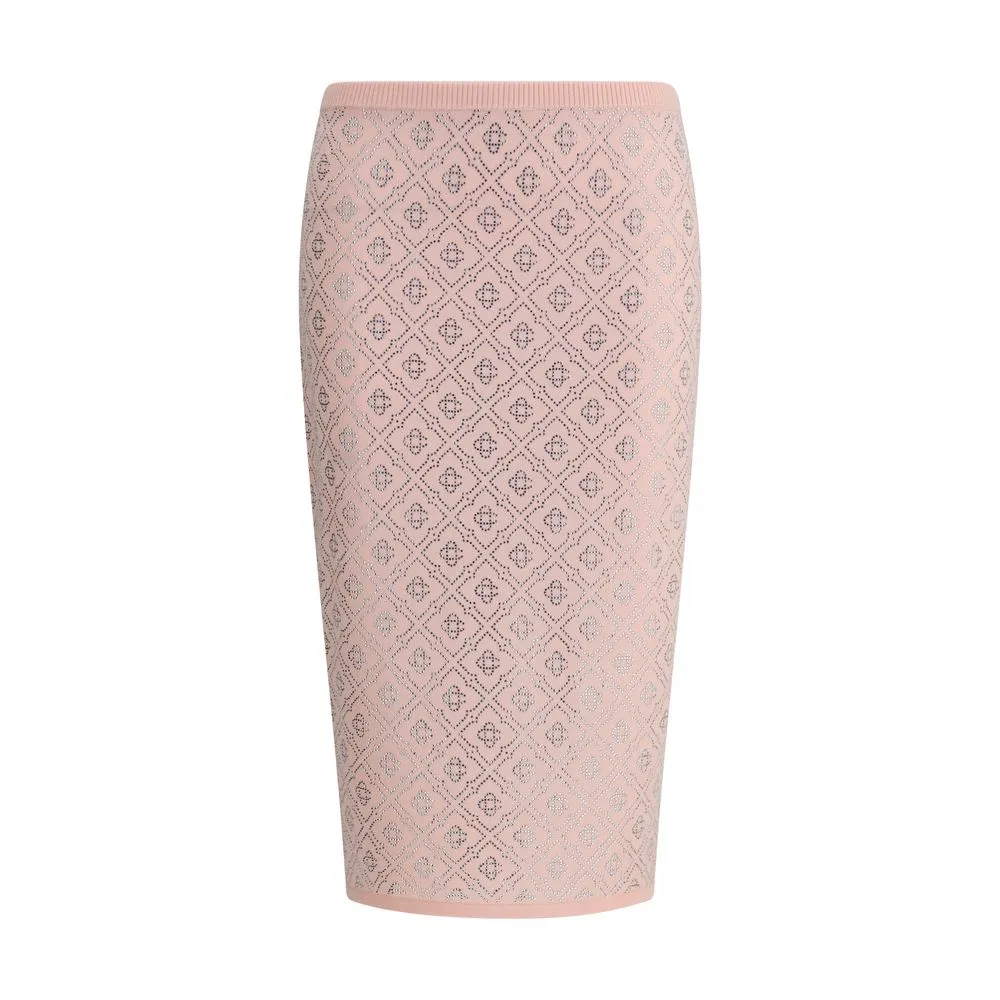 Casablanca Women's Rhinestone Midi Skirt