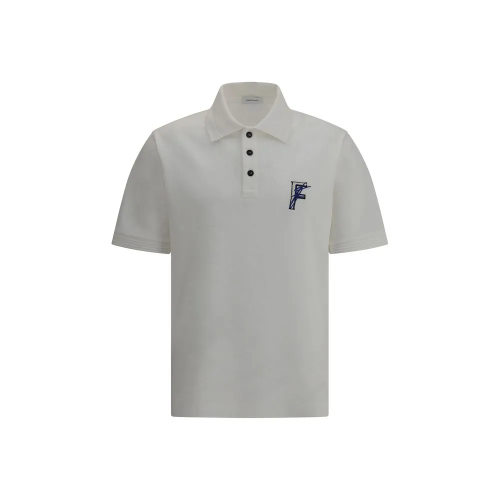 Ferragamo Men's Logoed Polo Shirt