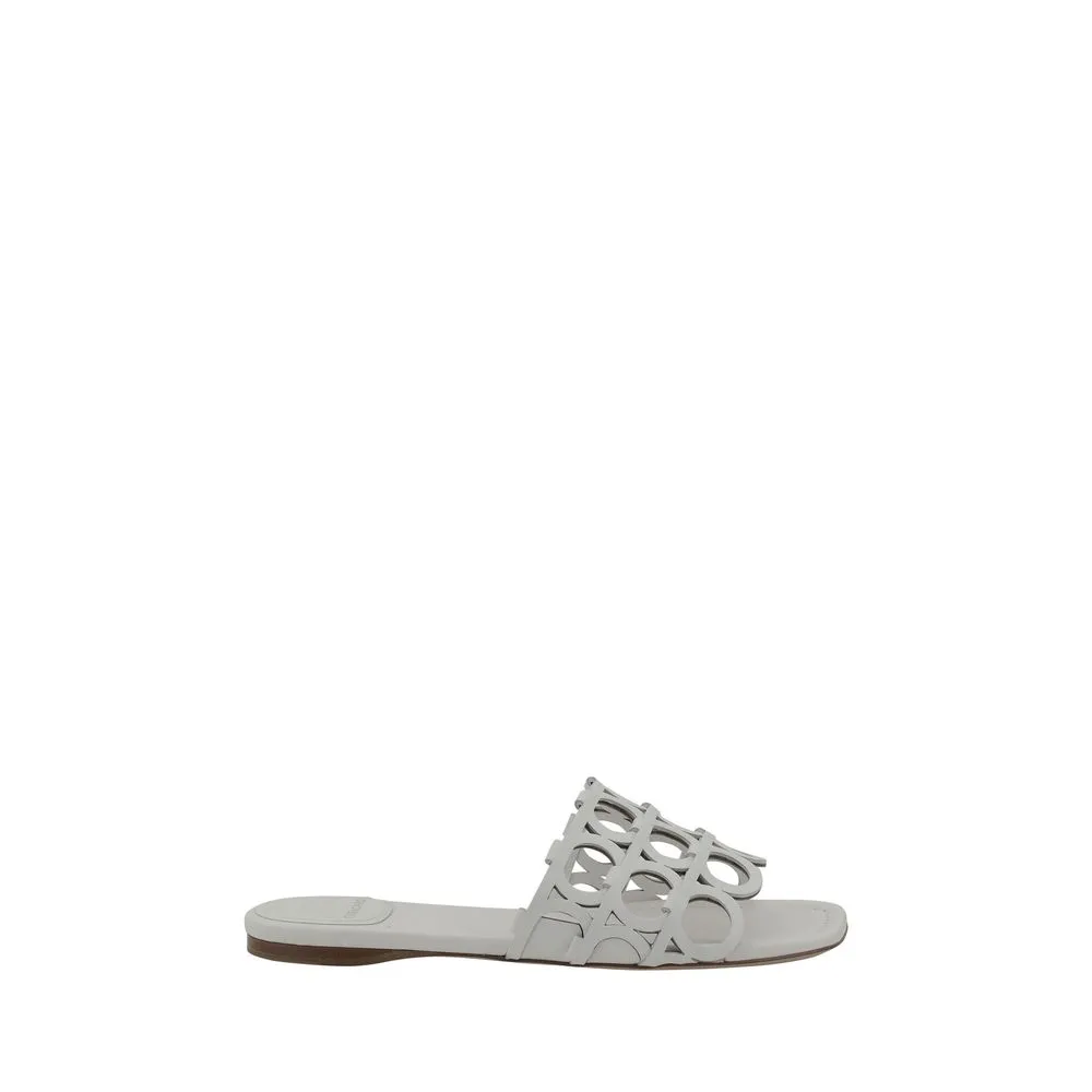 Ferragamo Women's Gancini Pattern Sandals