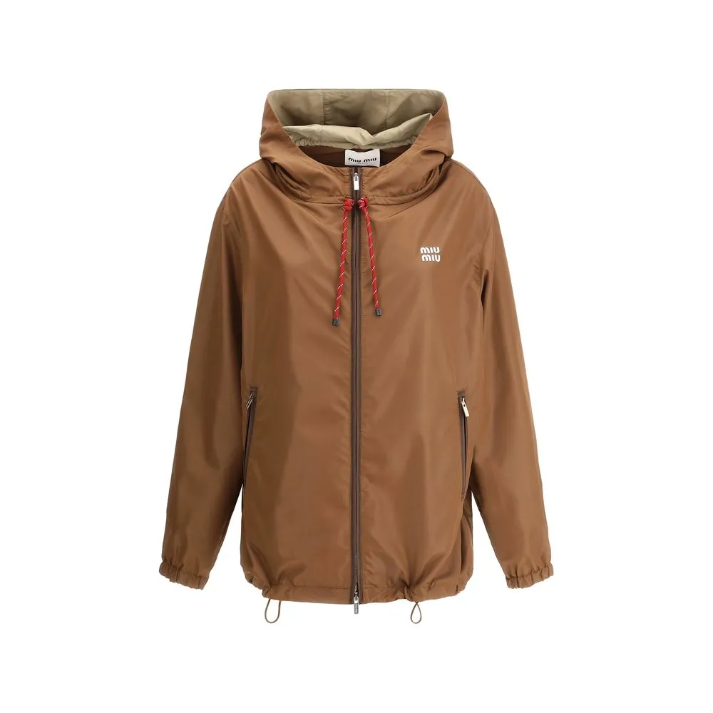 Miu Miu Women's Waterproof hooded Jacket